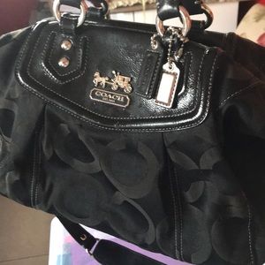 Coach New York black satchel